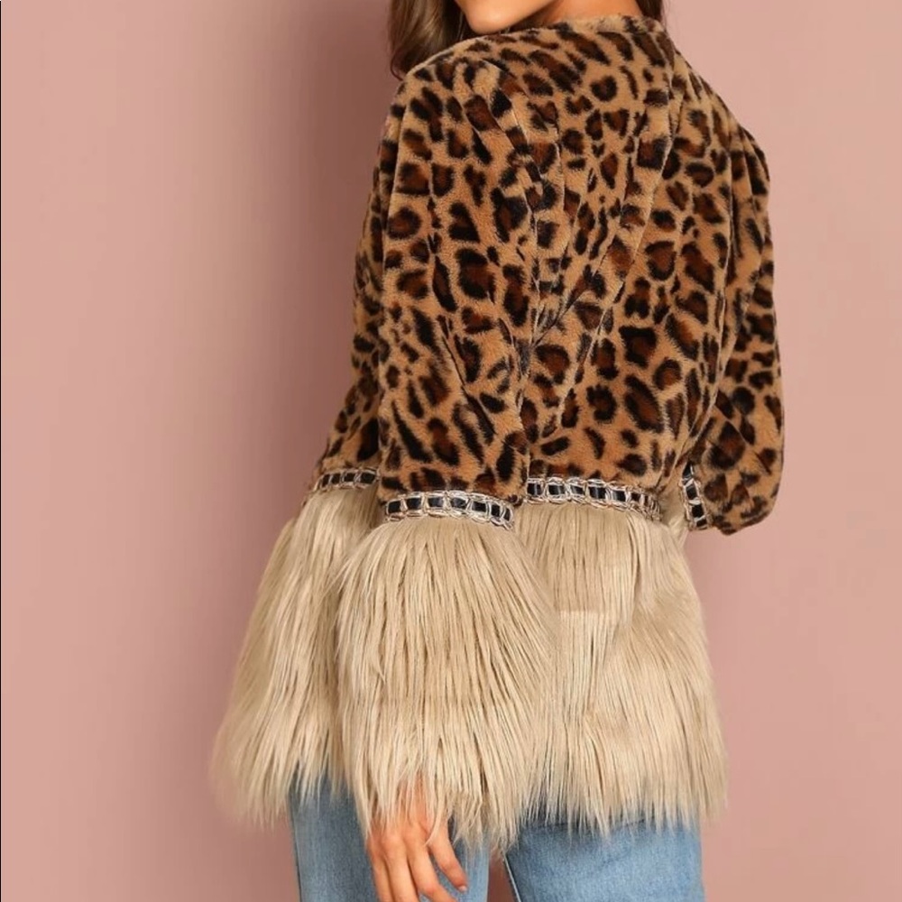 🐆Plush Leopard Print 🐆Jacket